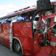 Авария туристического автобуса в Турции